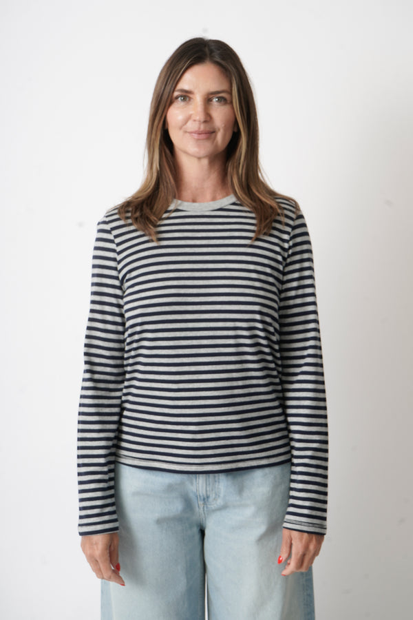 Striped Capital Tee