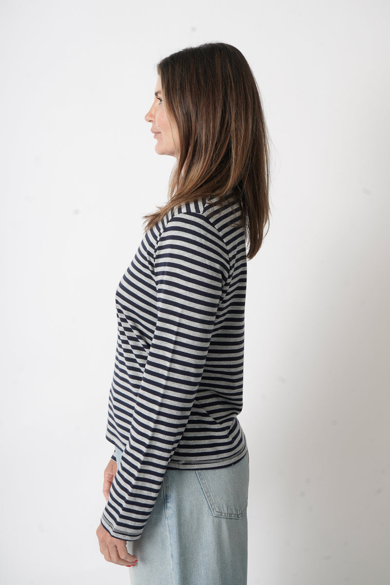 Striped Capital Tee