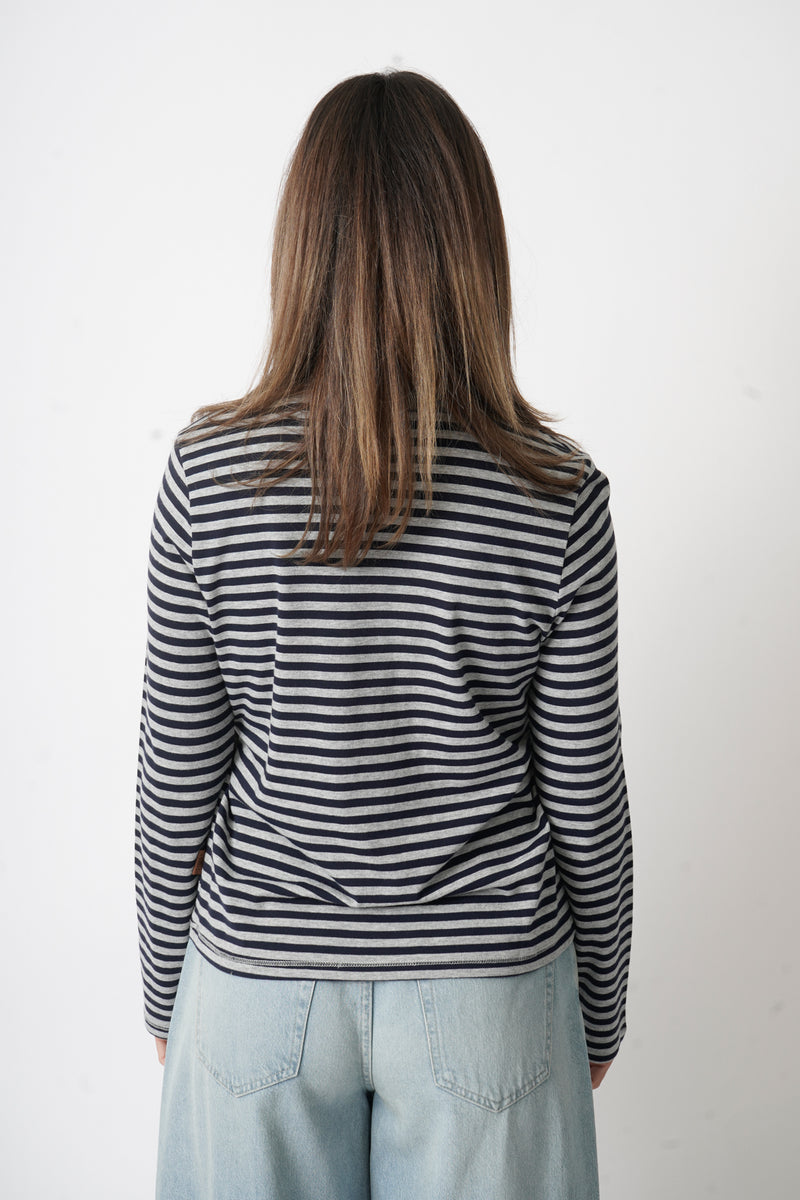 Striped Capital Tee