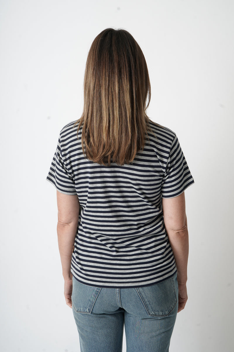 Striped Chameleon Tee