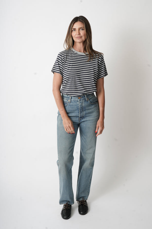 Striped Chameleon Tee