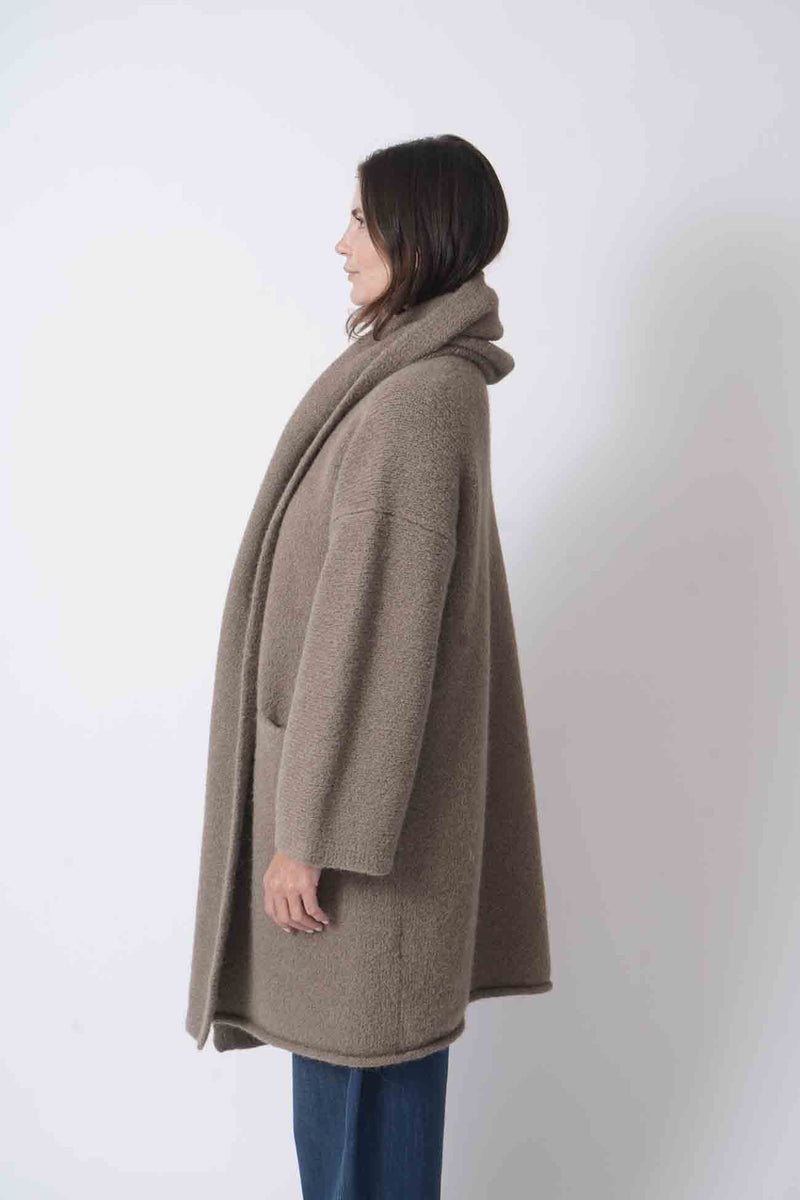 Capote Coat Tobacco