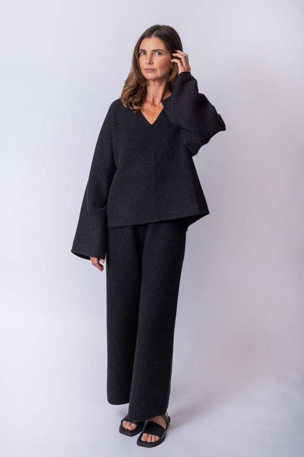 Double Knit V Neck