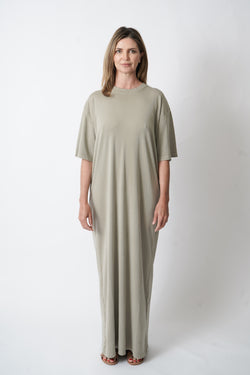 Tee Dress in Clay