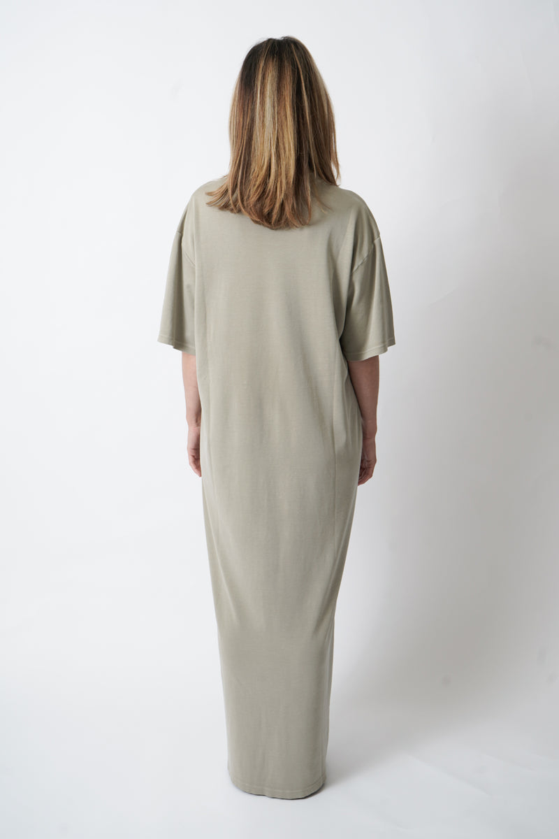 Tee Dress in Clay