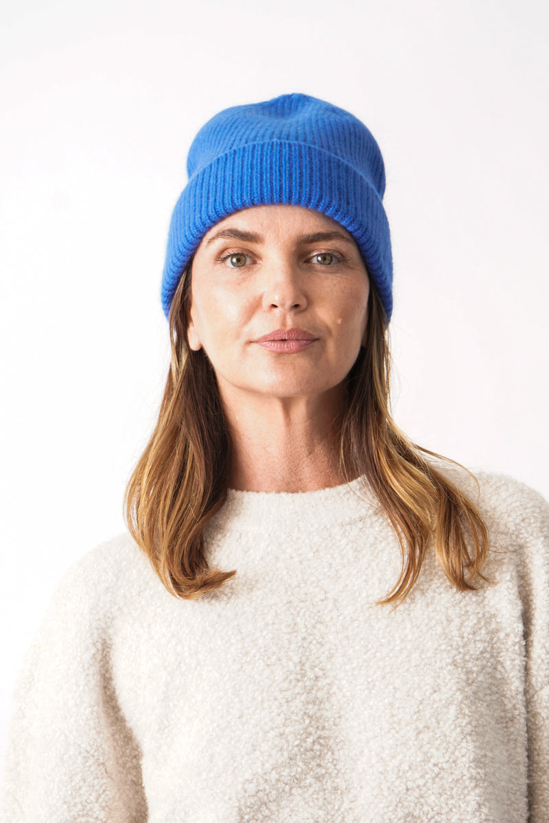 Beanie in Royal Azure