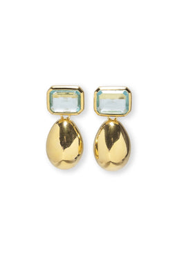 Bean Earrings in Gold