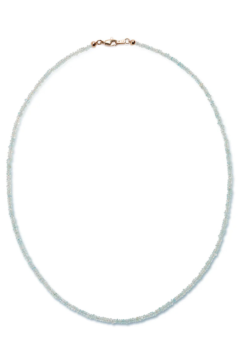 Tiny Aquamarine Necklace