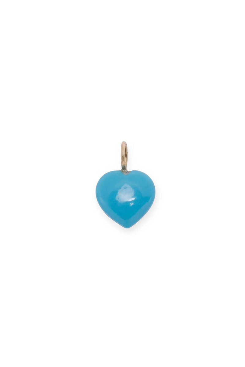 Turquoise Heart Charm