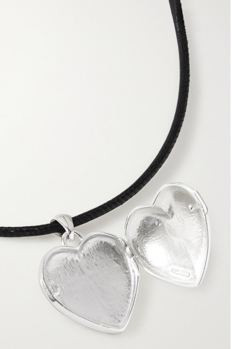 Heart Locket Cord Necklace