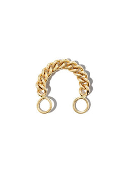 Gold Heavy Curb Chain Ring