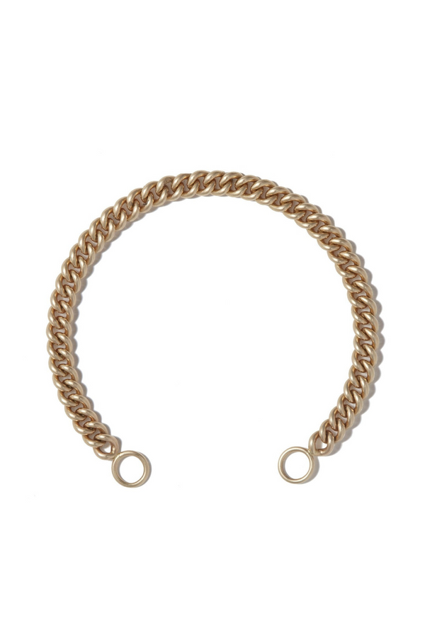 Heavy Curb Chain Bracelet Gold