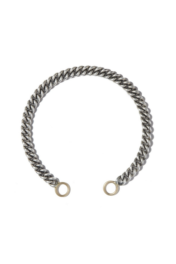 Heavy Curb Chain Bracelet Silver