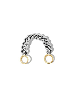 Silver Heavy Curb Chain Ring