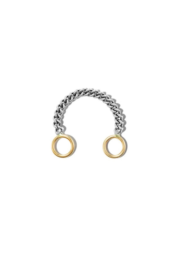 Silver Not So Heavy Curb Chain Ring