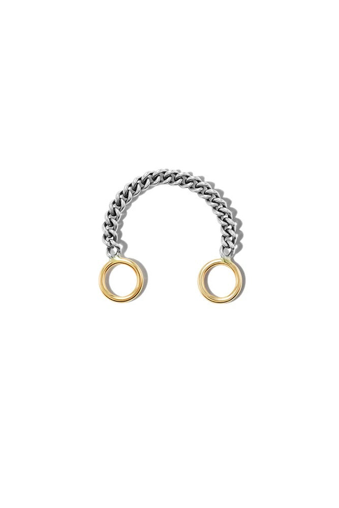 Silver Not So Heavy Curb Chain Ring