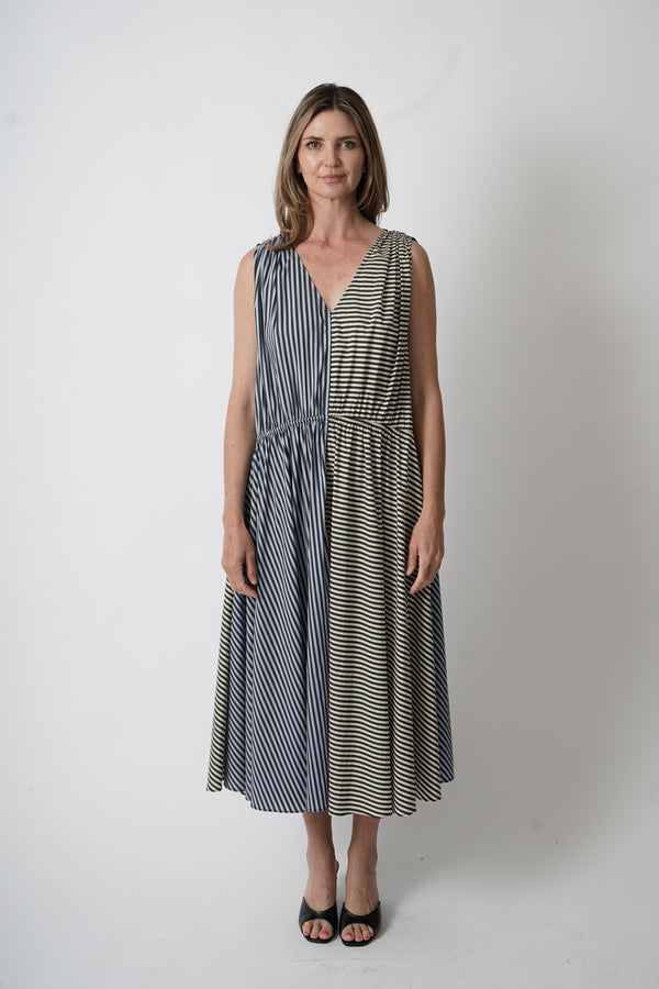 Leigh Dress Stripe Combo