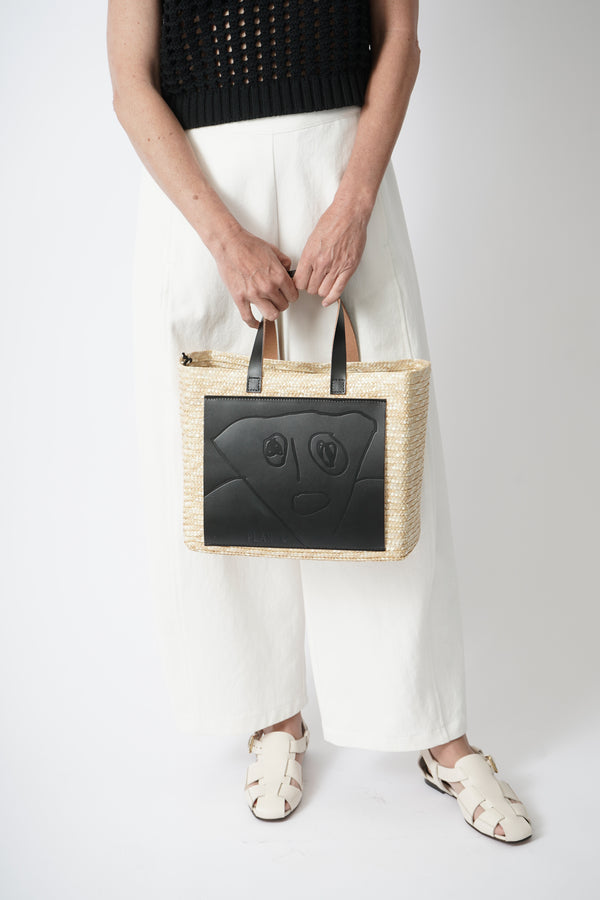 Straw Small Shopper