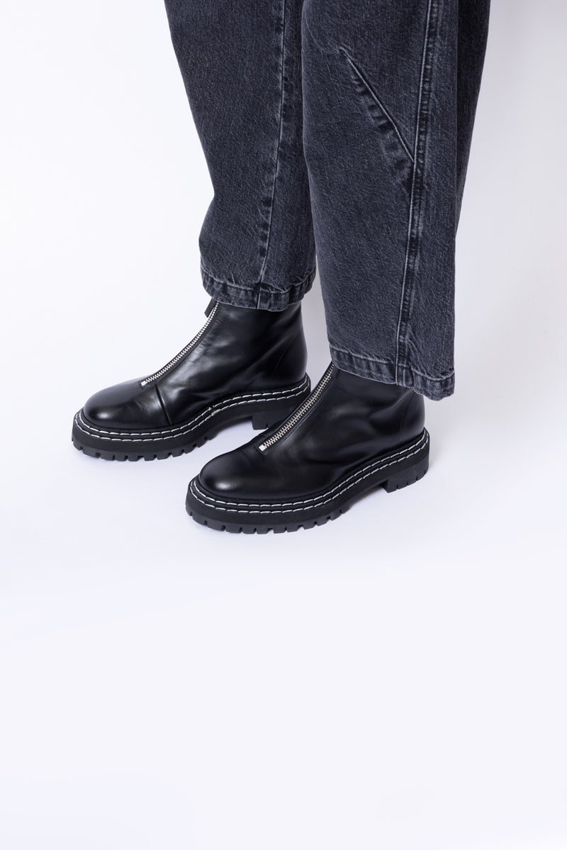 Lug Sole Zip Boot