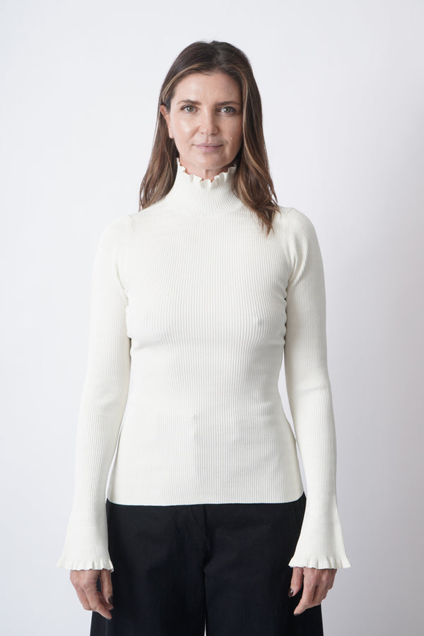 Phyllis Turtleneck Off White
