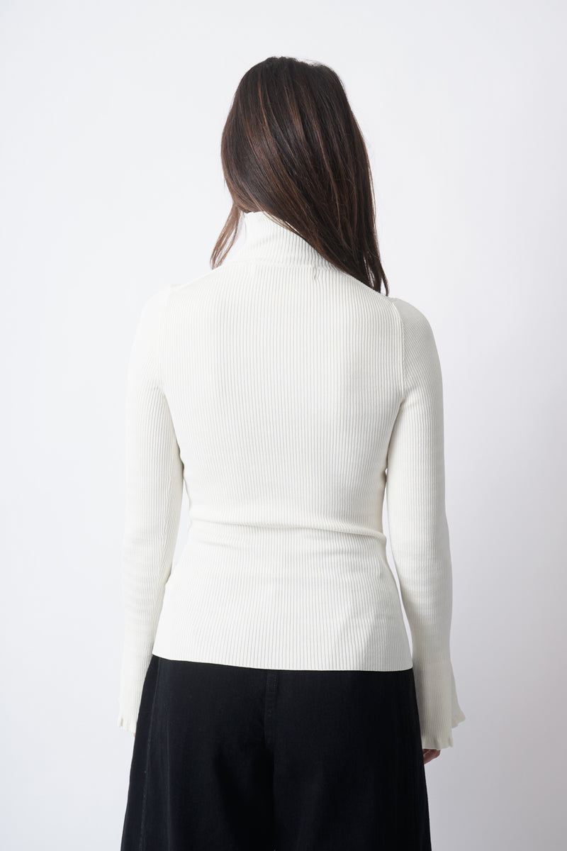Phyllis Turtleneck Off White