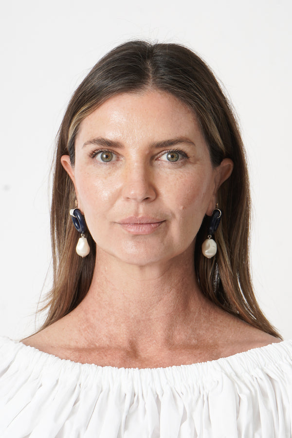 Oli Earring Navy