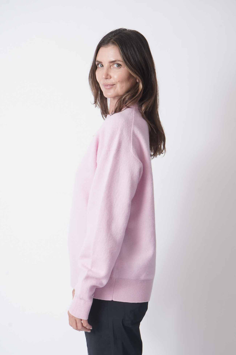 Boiled Wool Crewneck