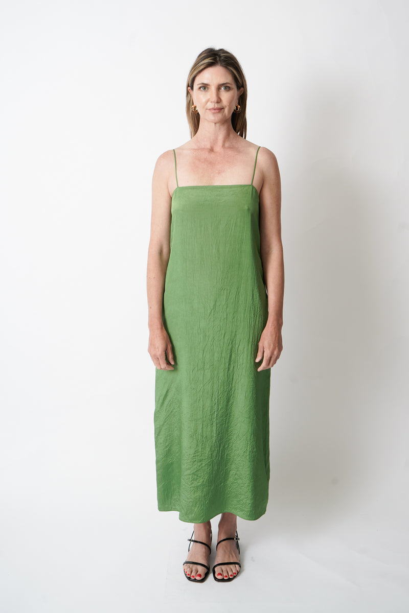 Crinkle Slip Dress