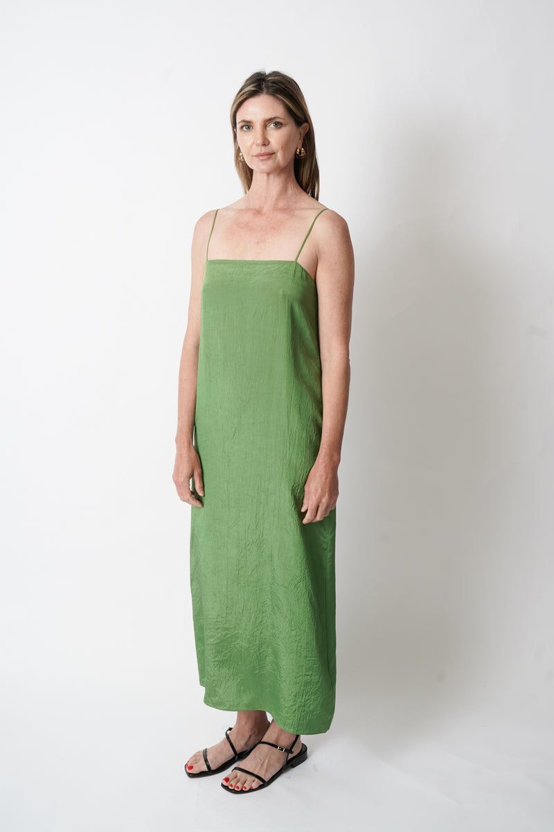 Crinkle Slip Dress