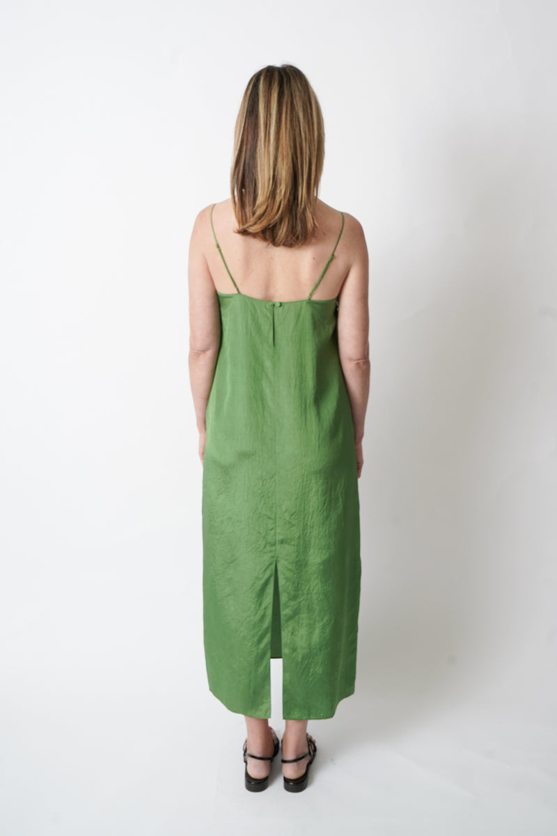 Crinkle Slip Dress