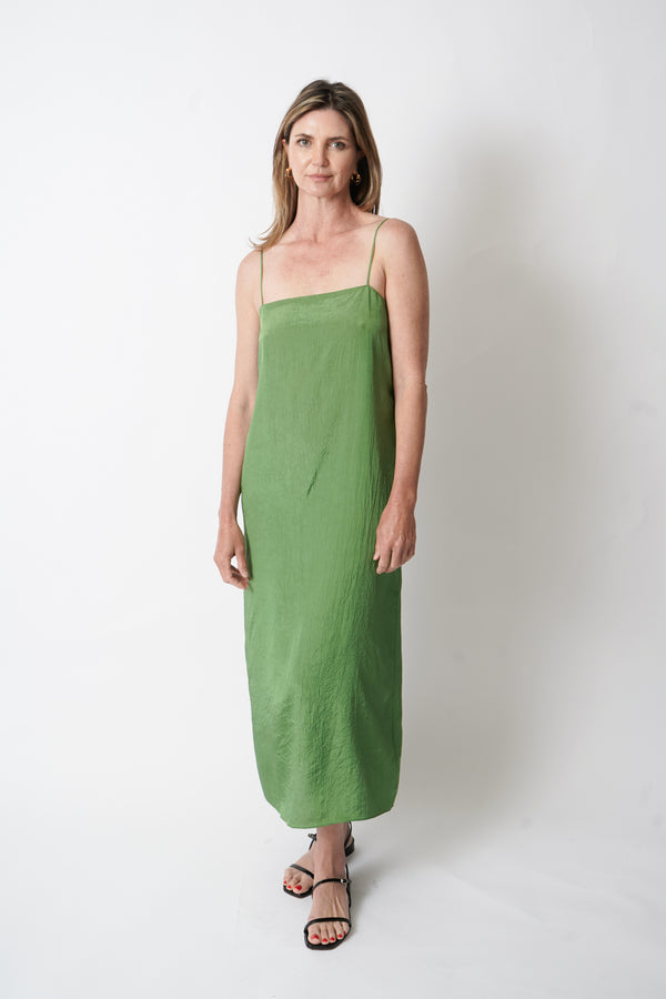 Crinkle Slip Dress