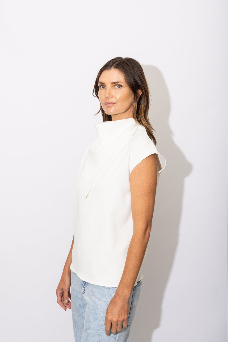 Drape Handkerchief Top