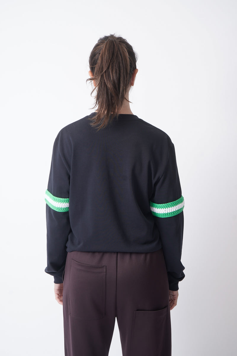 Sport Crewneck with Crochet
