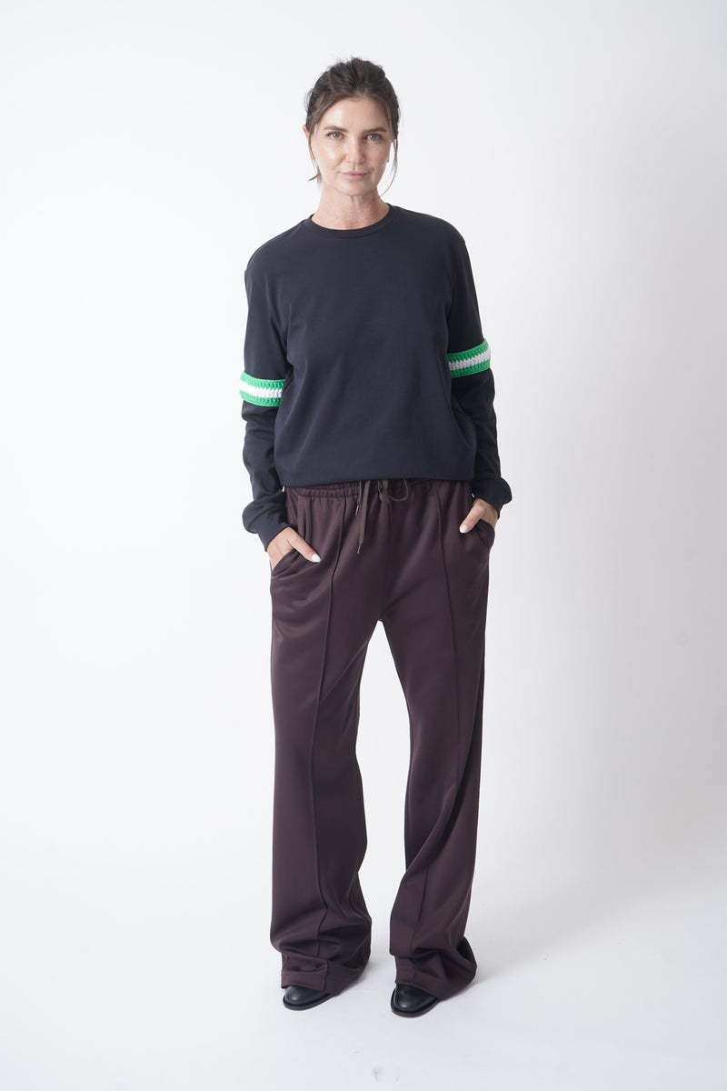 Sport Crewneck with Crochet