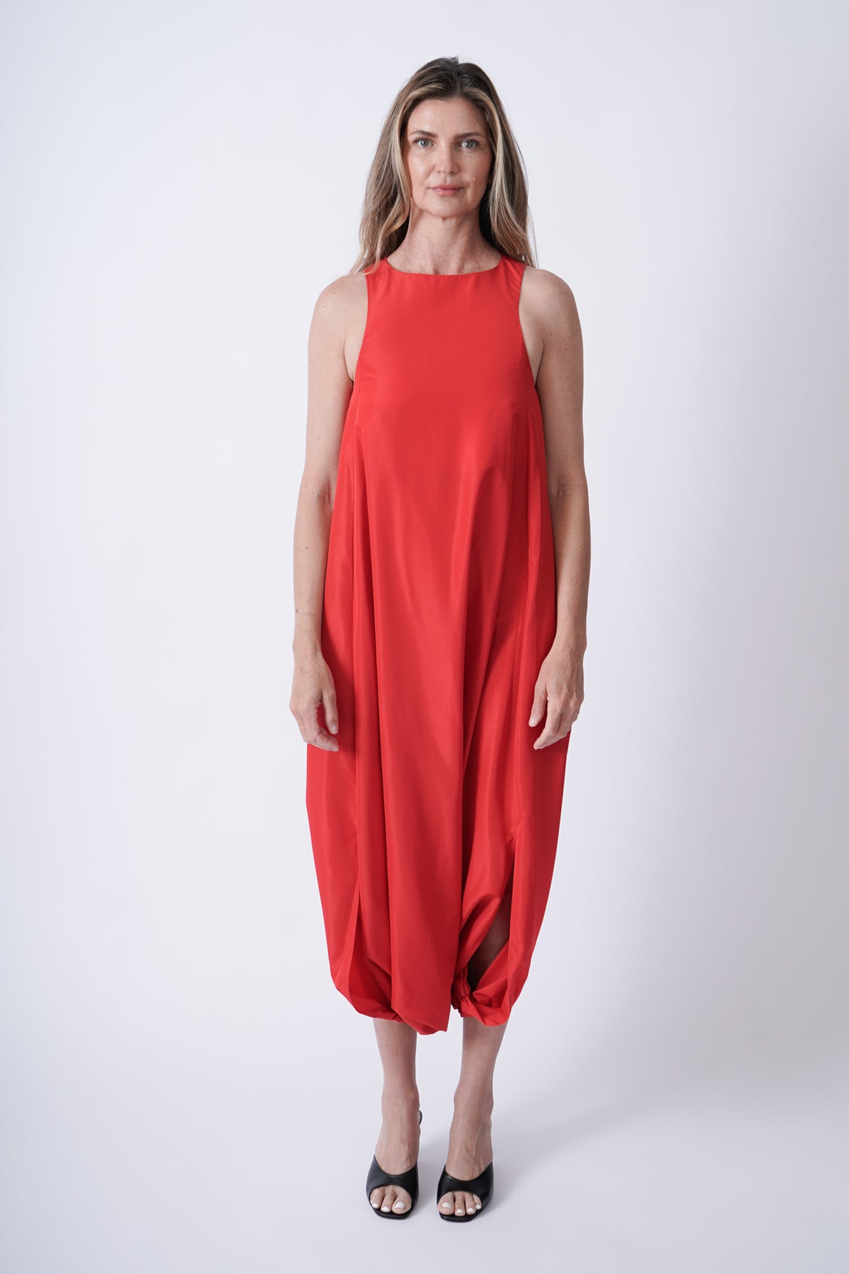 muguet（ミュゲ）の「pirouette check cami dress（ワンピース