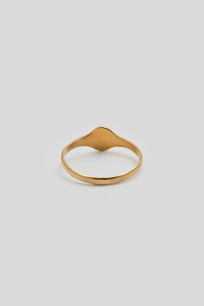 Mini Oval Signet Ring