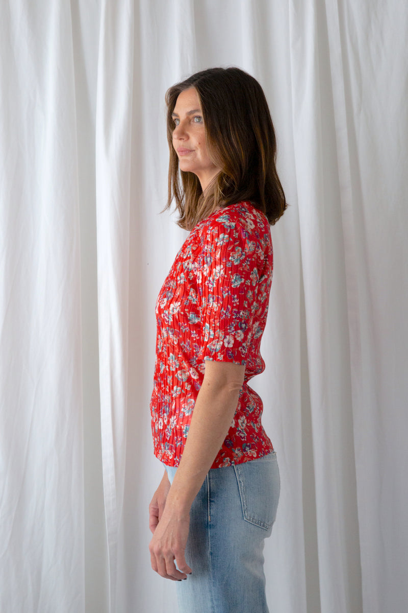 Red Carine Top