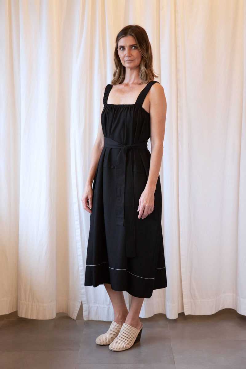 Drapey Belted Dress