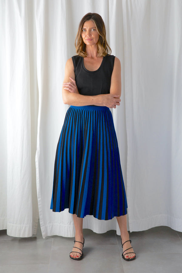 Stripe Knit Skirt